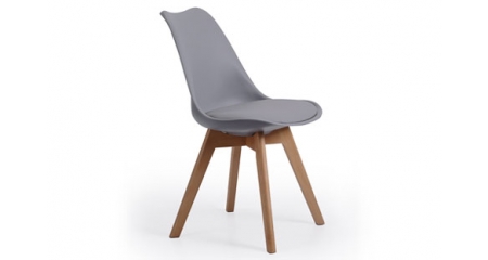 SILLA COMEDOR MALMO GRIS