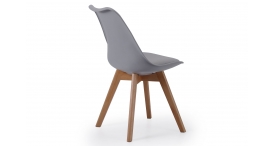SILLA COMEDOR MALMO GRIS