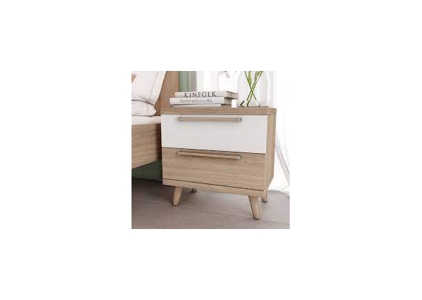 MESITA 2 CAJONES CON PATAS