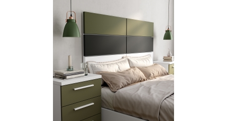 DORMITORIO Nº13 BLANCO/OLIVA