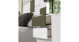 DORMITORIO Nº13 BLANCO/OLIVA