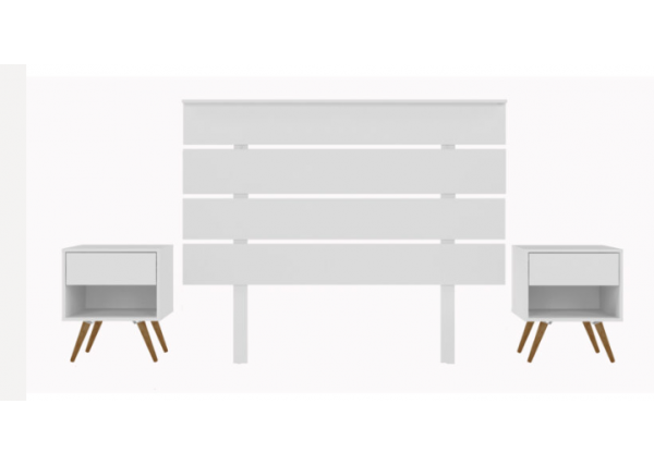 CONJUNTO CABECERO HOME + 2 MESITAS