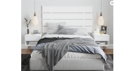 CONJUNTO CABECERO HOME + 2 MESITAS