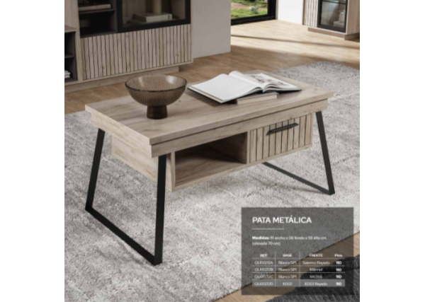 MESA CENTRO CAJÓN ELEVABLE